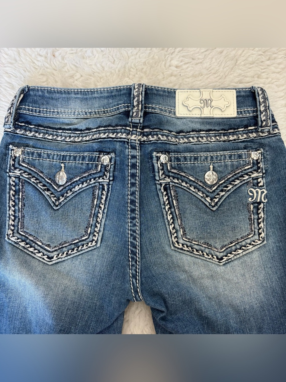 Miss Me Hailey Ankle Skinny Stretchy Jeans Size 25